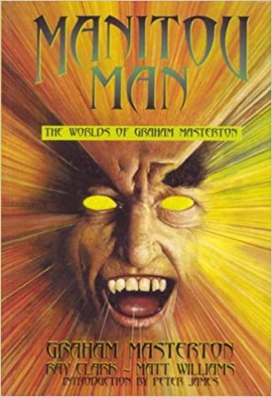 Book cover for "Manitou Man" by Graham Masterton