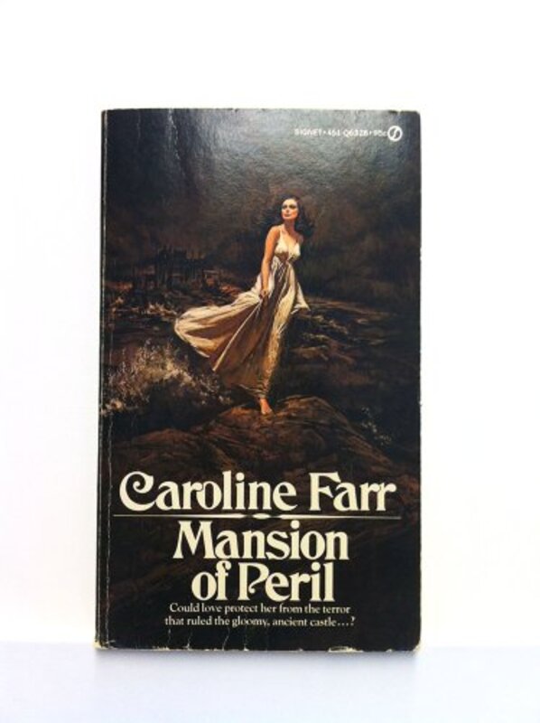 Book cover for "Mansion Of Peril" by Carter Brown