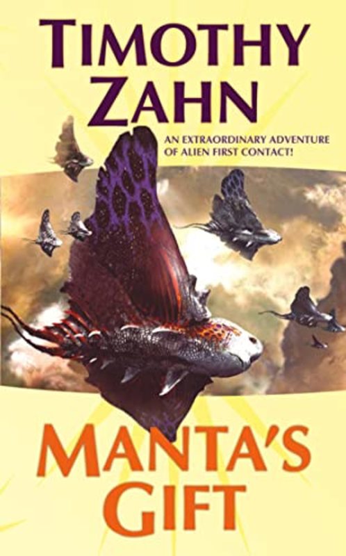 Book cover for "Manta's Gift" by Timothy Zahn