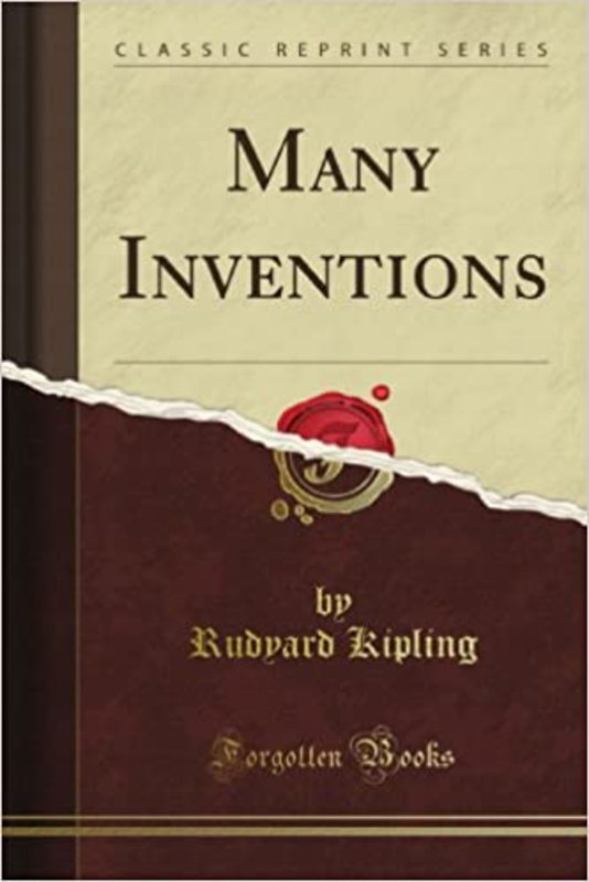 Book cover for "Many Inventions" by Rudyard Kipling