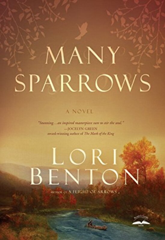 Book cover for "Many Sparrows" by Lori Benton
