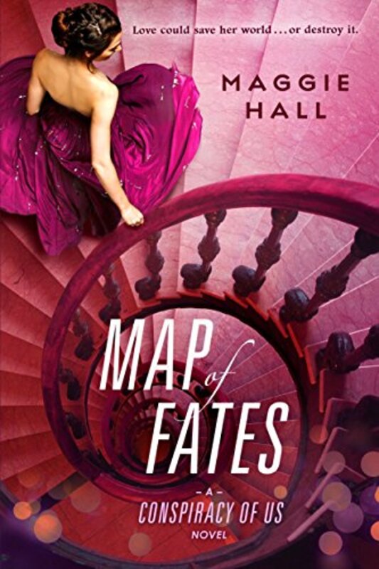 Book cover for "Map of Fates" by Maggie Hall