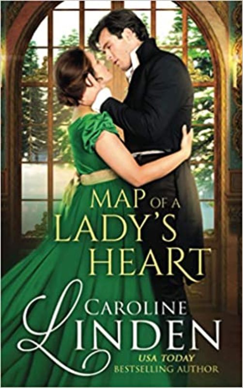 Book cover for "Map of a Lady's Heart" by Caroline Linden
