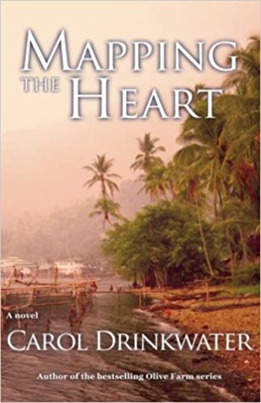 Book cover for "Mapping the Heart" by Carol Drinkwater