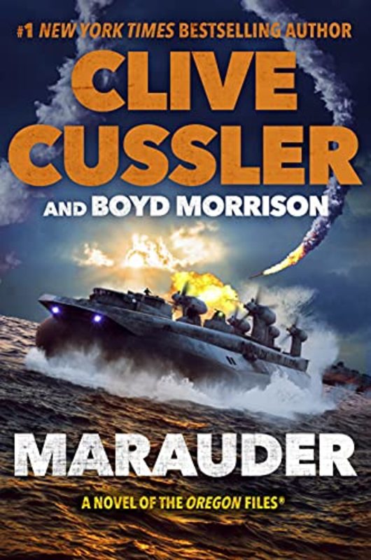 Book cover for "Marauder" by Clive Cussler