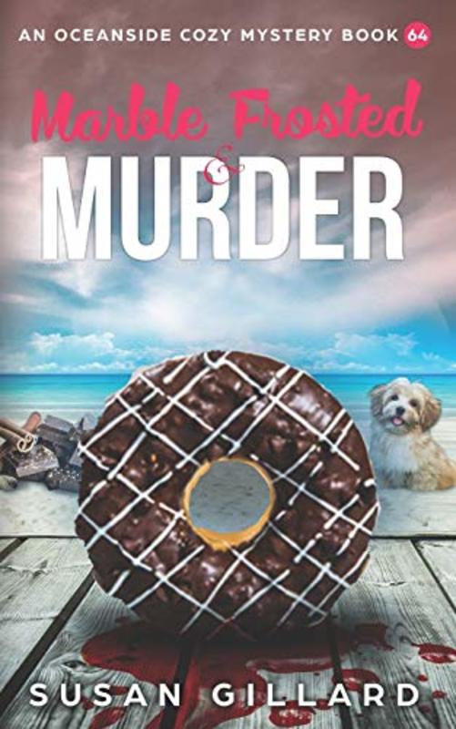 Book cover for "Marble Frosted and Murder" by Susan Gillard