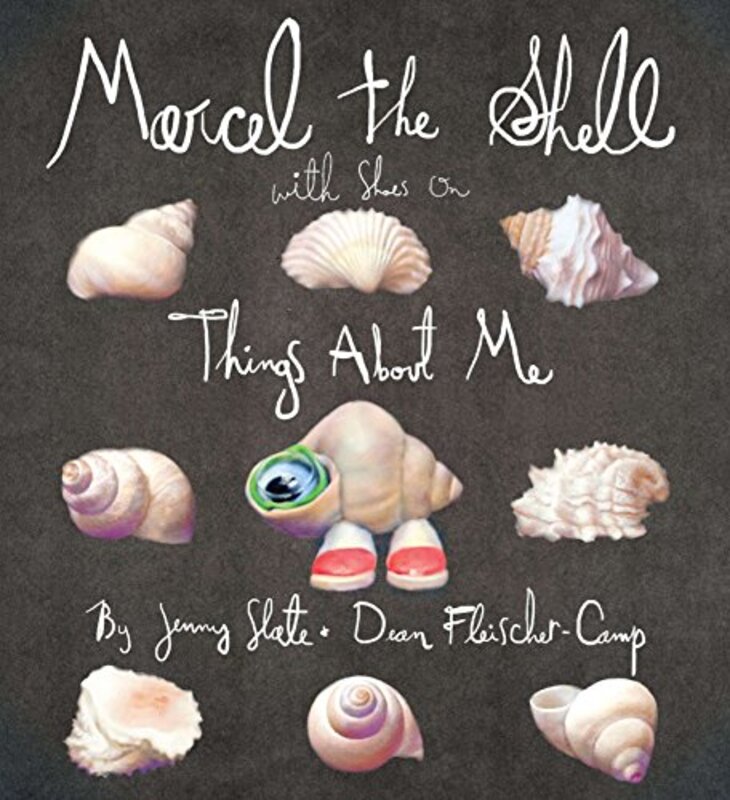 Book cover for "Marcel the Shell with Shoes On" by Jenny Slate