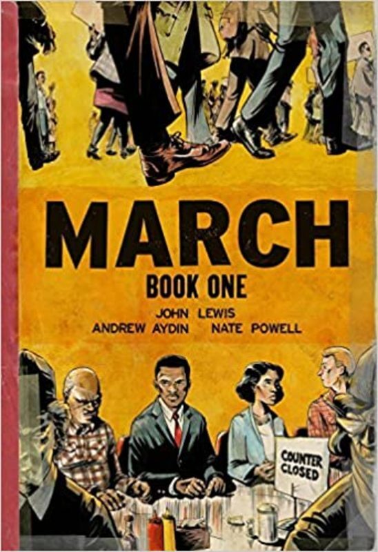Book cover for "March" by John Lewis