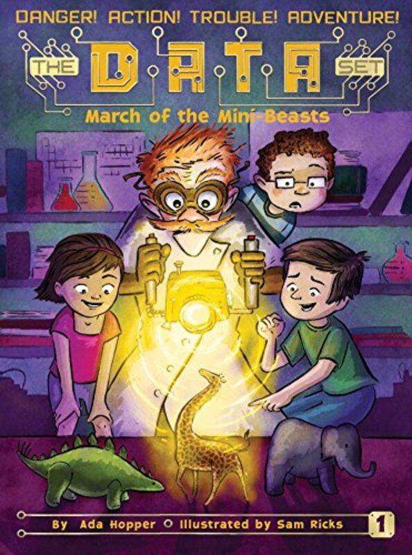 Book cover for "March of the Mini Beasts" by Ada Hopper