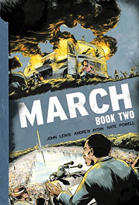 Book cover for "March: Book Two" by John Lewis