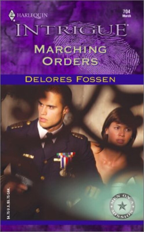 Book cover for "Marching Orders" by Delores Fossen
