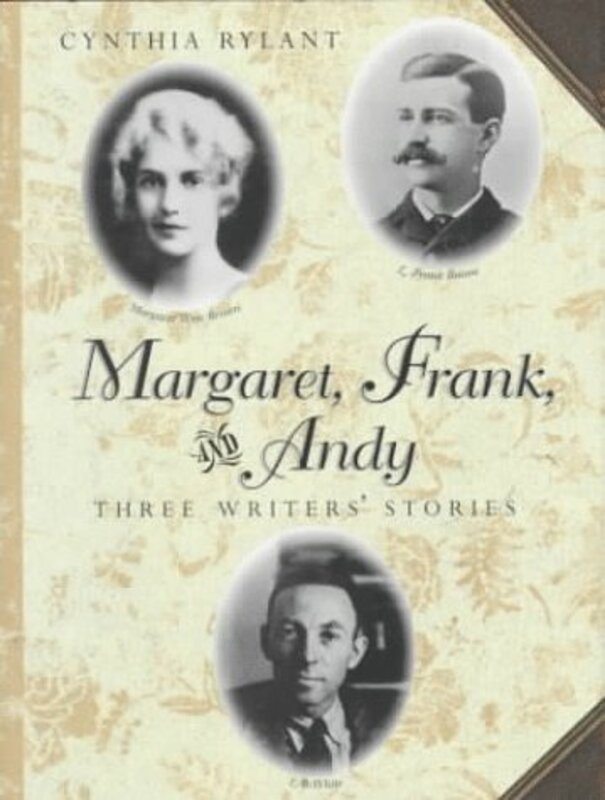 Book cover for "Margaret, Frank, and Andy" by Cynthia Rylant