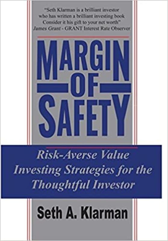 Book cover for "Margin of Safety" by Seth A. Klarman