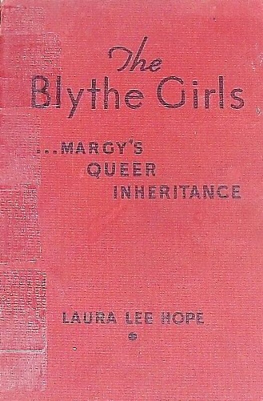 Book cover for "Margy's Queer Inheritance" by Laura Lee Hope