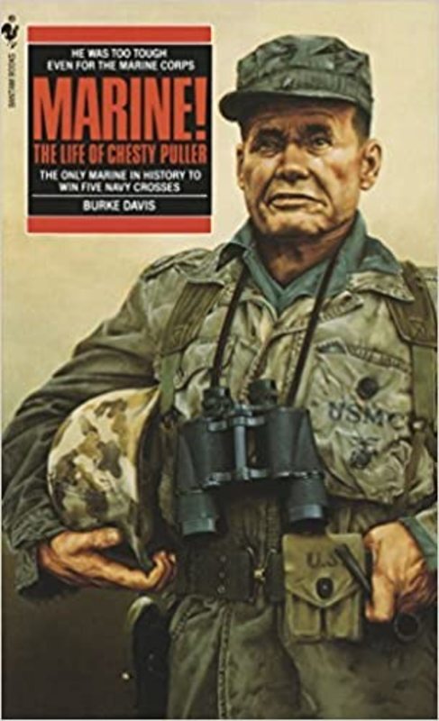 Book cover for "Marine!" by Burke Davis