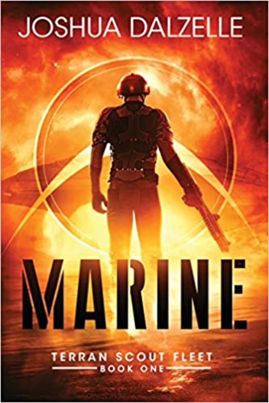 Book cover for "Marine" by Joshua Dalzelle