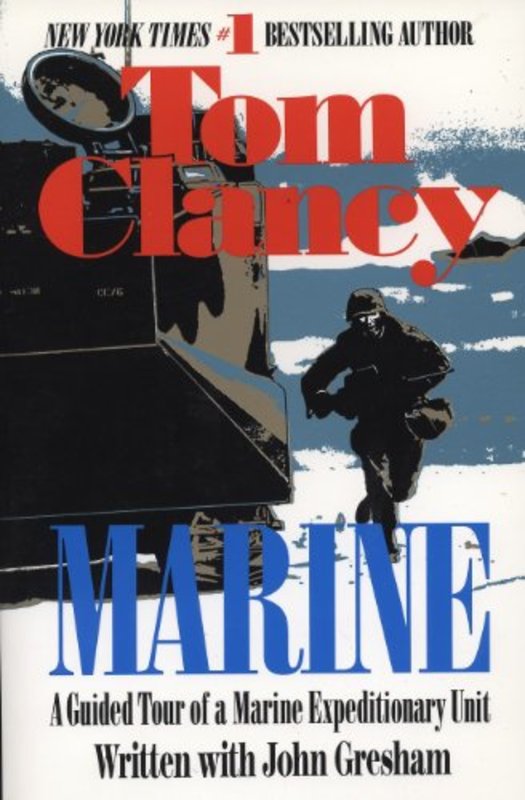 Book cover for "Marine" by Tom Clancy