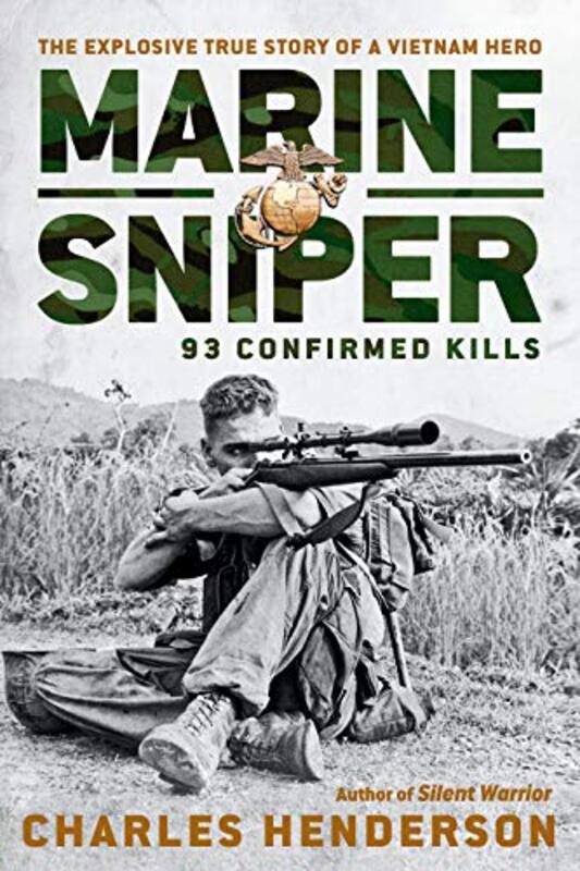 Book cover for "Marine Sniper" by Charles Henderson