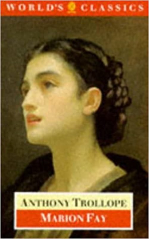 Book cover for "Marion Fay" by Anthony Trollope