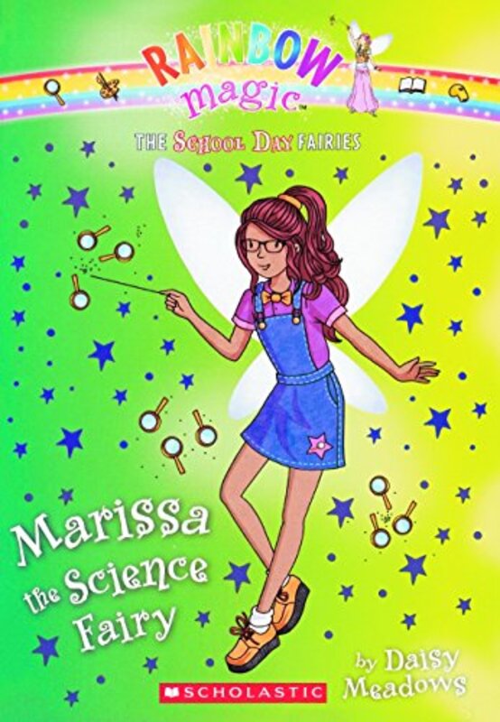Book cover for "Marissa the Science Fairy" by Daisy Meadows