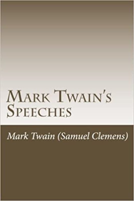 Book cover for "Mark Twain's Speeches"