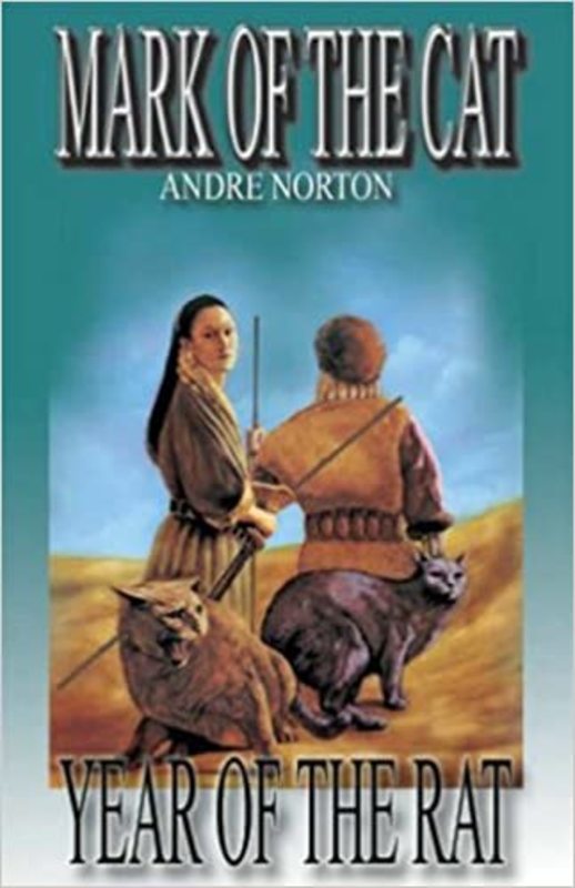 Book cover for "Mark of the Cat" by Andre Norton