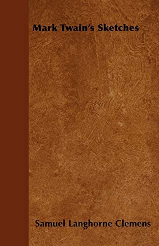 Book cover for "Mark Twain's Sketches"
