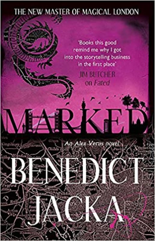 Book cover for "Marked" by Benedict Jacka