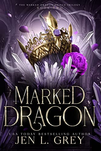 Book cover for "Marked Dragon" by Jen L Grey