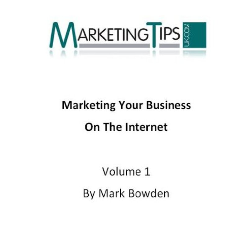 Book cover for "Marketing Your Business on The Internet" by Mark Bowden