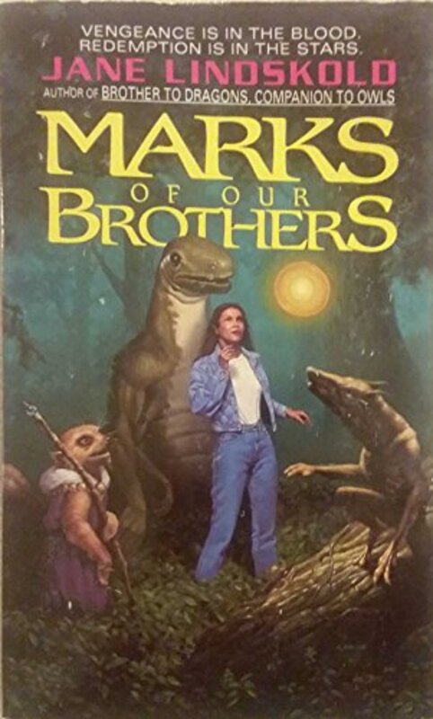 Book cover for "Marks of Our Brothers" by Jane Lindskold