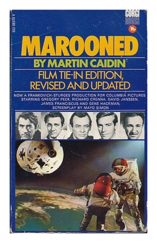 Book cover for "Marooned" by Martin Caidin