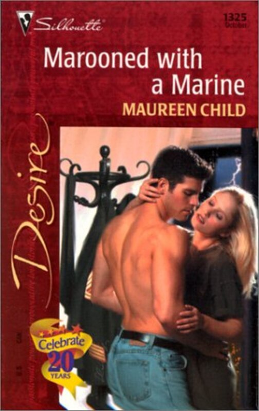 Book cover for "Marooned with a Marine" by Maureen Child