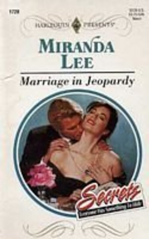 Book cover for "Marriage In Jeopardy" by Miranda Lee