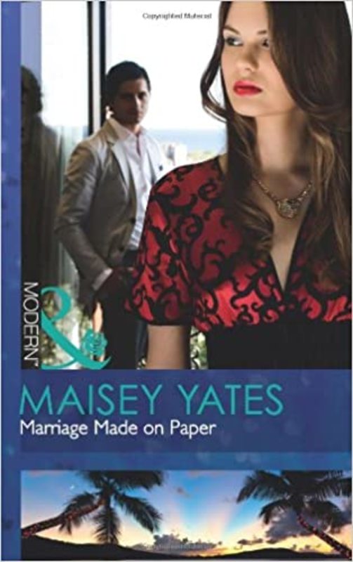 Book cover for "Marriage Made on Paper" by Maisey Yates