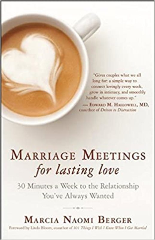Book cover for "Marriage Meetings for Lasting Love" by Marcia Naomi Berger