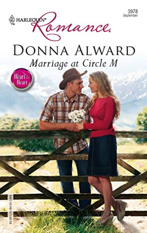 Book cover for "Marriage at Circle M" by Donna Alward