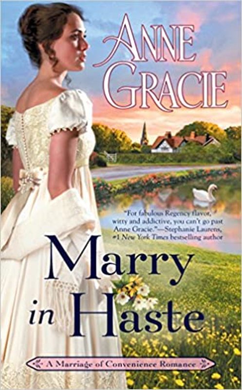 Book cover for "Marry in Haste" by Anne Gracie