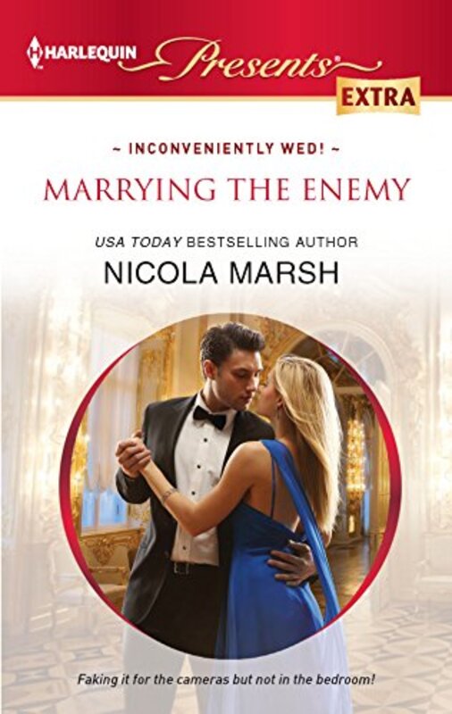 Book cover for "Marrying the Enemy" by Nicola Marsh