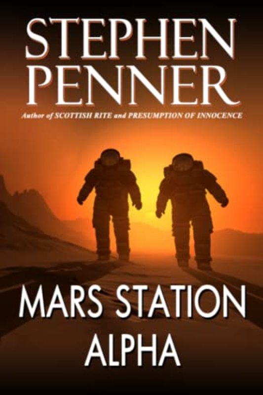 Book cover for "Mars Station Alpha" by Stephen Penner