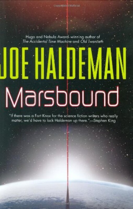 Book cover for "Marsbound" by Joe Haldeman