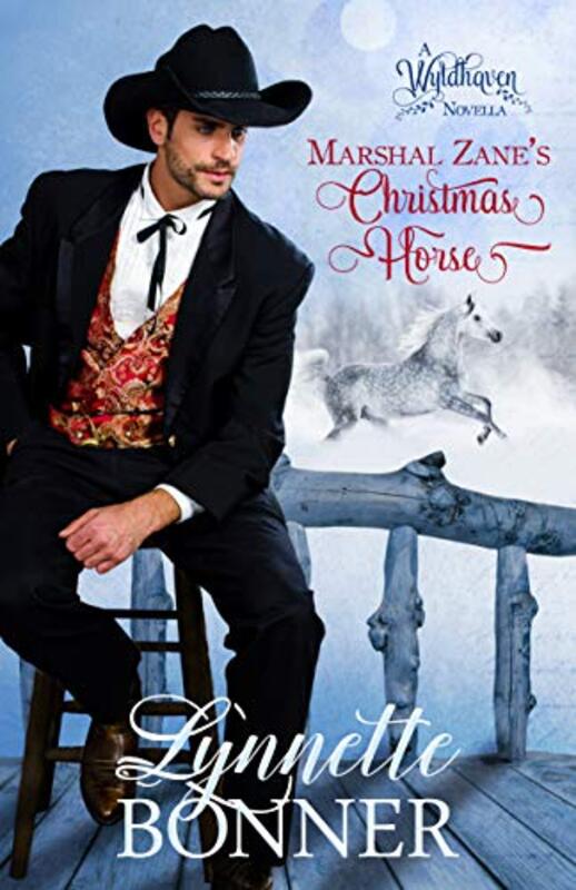 Book cover for "Marshal Zane's Christmas Horse" by Lynnette Bonner