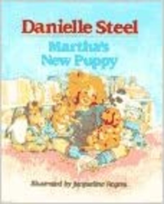 Book cover for "Martha's New Puppy" by Danielle Steel