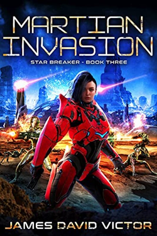 Book cover for "Martian Invasion" by James David Victor