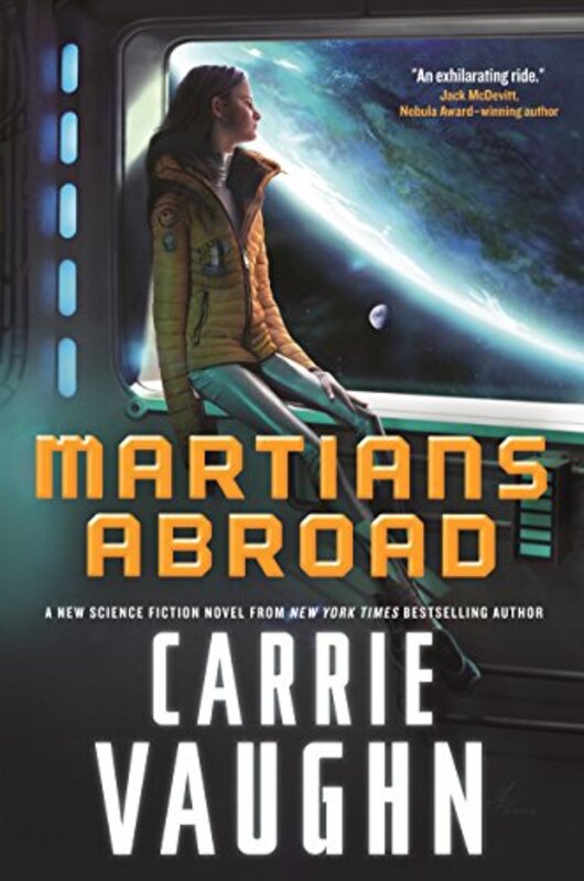 Book cover for "Martians Abroad" by Carrie Vaughn