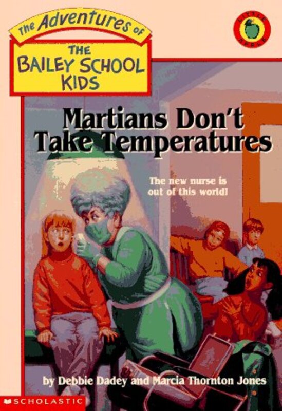 Book cover for "Martians Don't Take Temperatures" by Marcia Thornton Jones