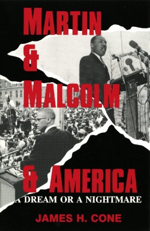Book cover for "Martin & Malcolm & America" by James H. Cone
