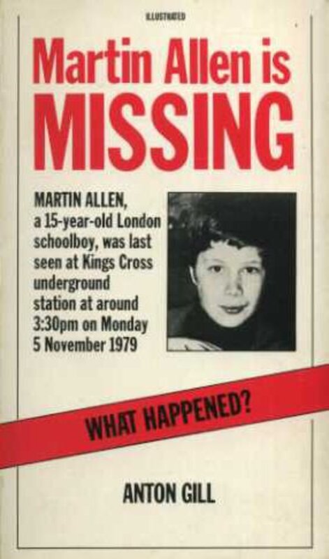 Book cover for "Martin Allen Is Missing" by Anton Gill