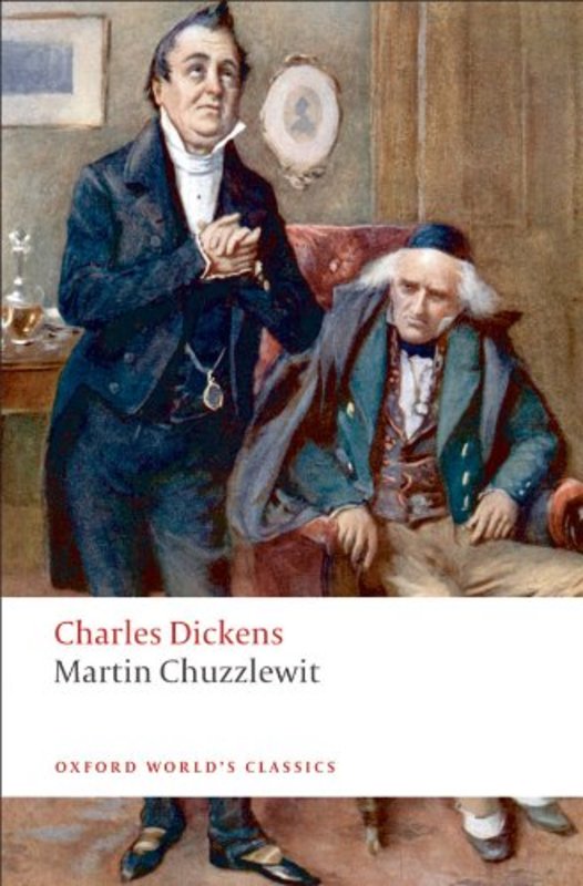 Book cover for "Martin Chuzzlewit" by Charles Dickens