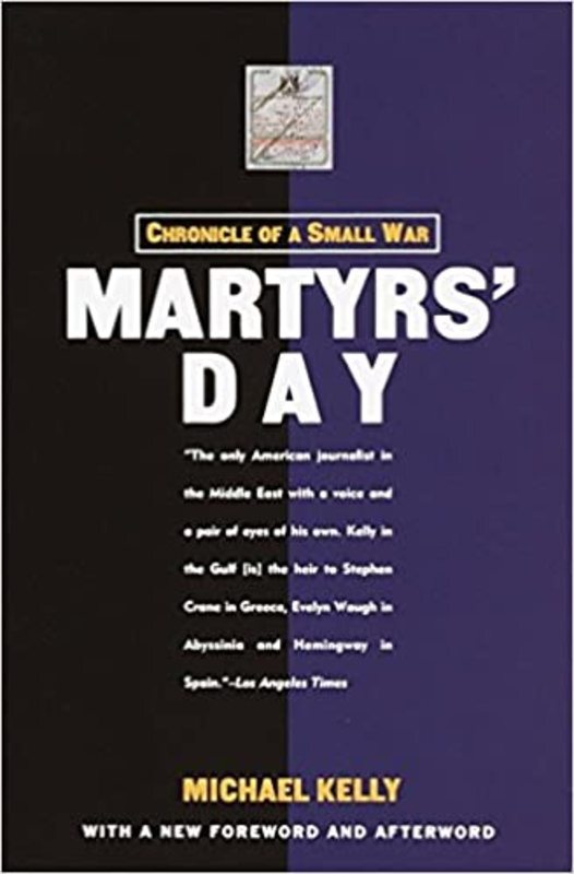 Book cover for "Martyr's Day" by Michael Kelly